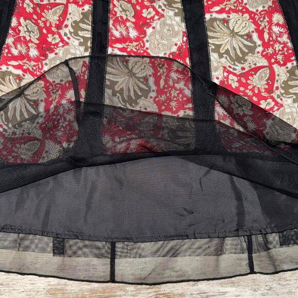 EUC Vera Moda Paneled  A-Line Skirt Size 30 inch Waist - Picture 3 of 6